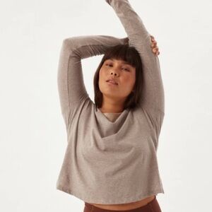 Girlfriend Collective Gray Long Sleeve Tee